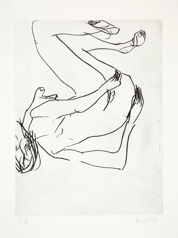 干刻版画 Baselitz - 
