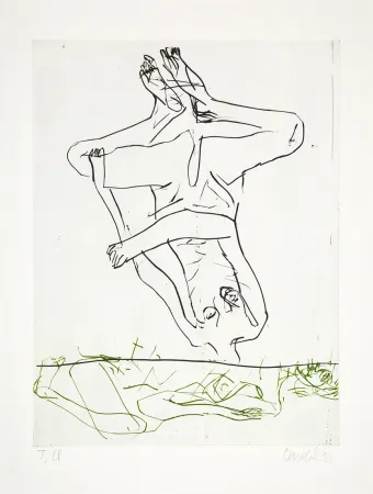 版画 Baselitz - 