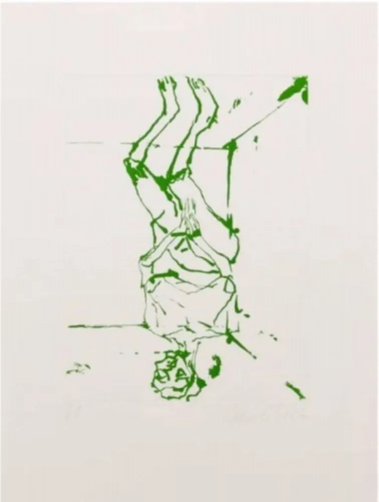 蚀刻飞尘法 Baselitz - Serpentine - green
