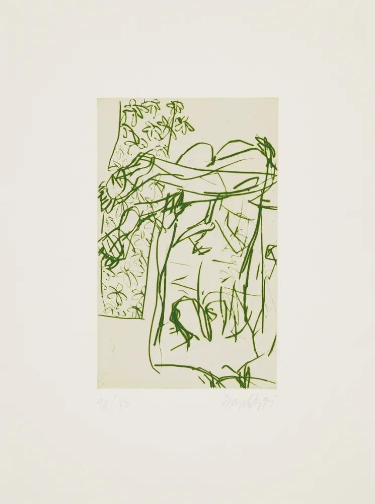 干刻版画 Baselitz - Sheet 6 from 