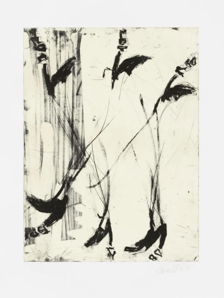 蚀刻飞尘法 Baselitz - Sono sei piedi