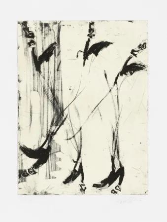 蚀刻飞尘法 Baselitz - Sono sei piedi