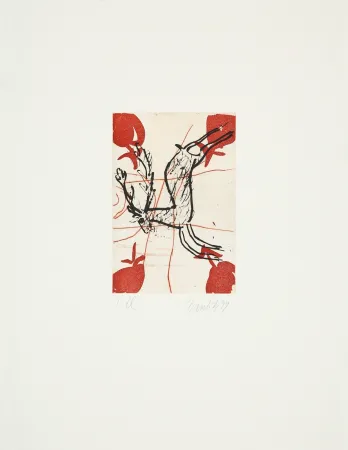 干刻版画 Baselitz - 