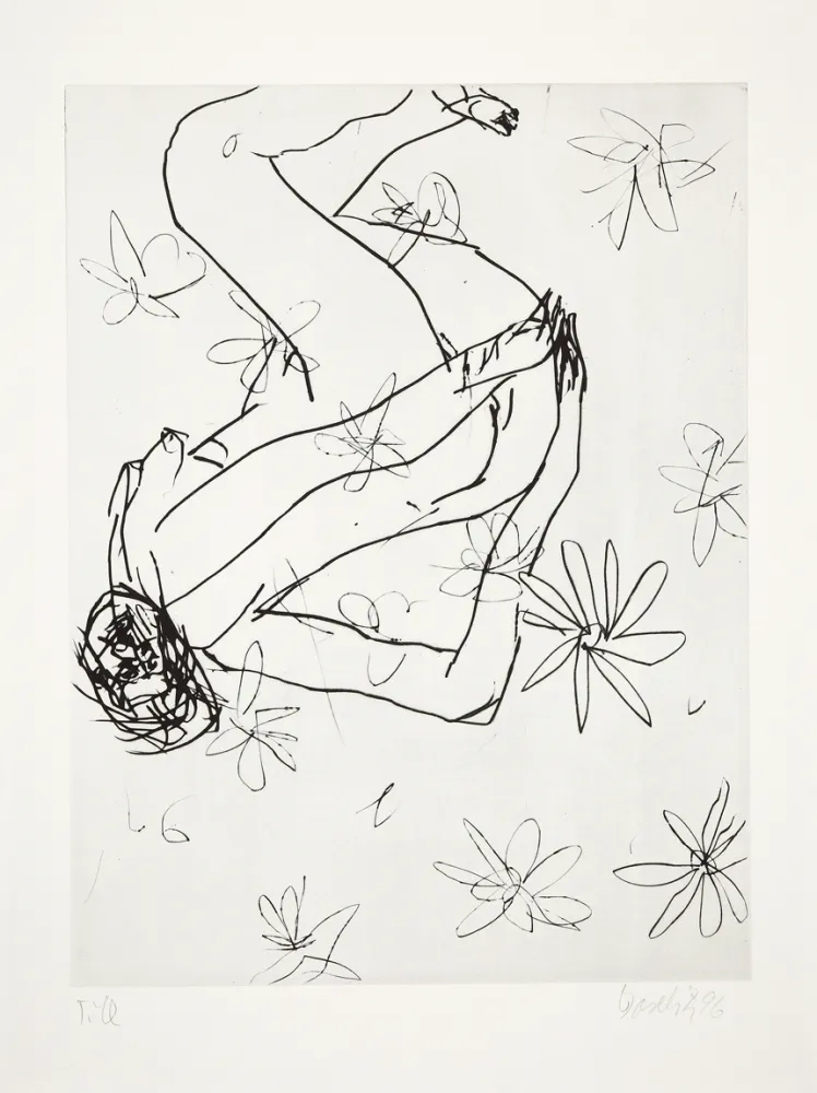 干刻版画 Baselitz - 