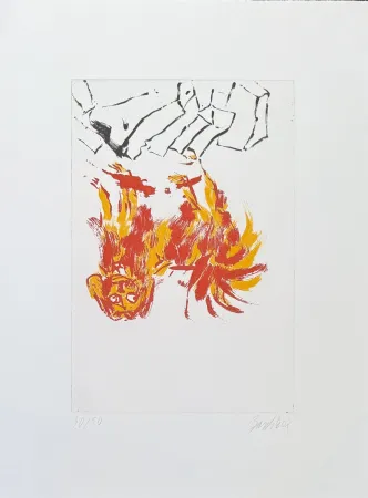 版画 Baselitz - Tama 2