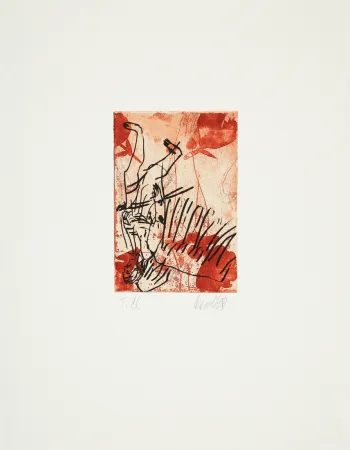 干刻版画 Baselitz - 