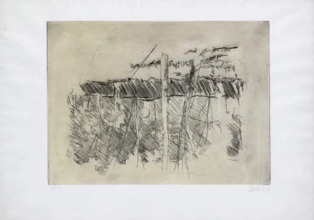 蚀刻版画 Baselitz - Untitled