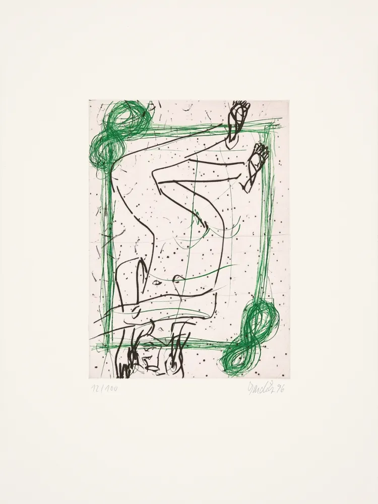 版画 Baselitz - Untitled