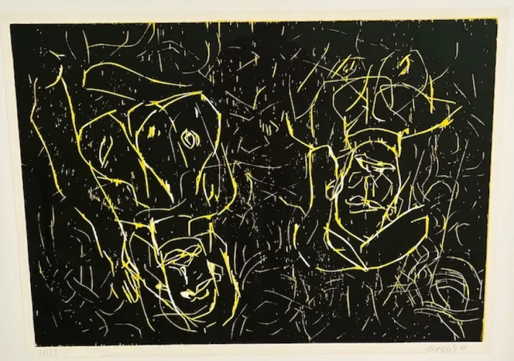 无技术 Baselitz - Woman and woman
