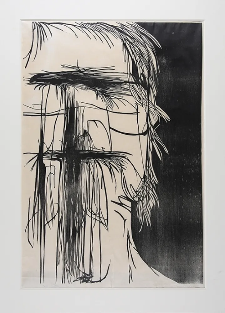 木刻 Baskin - Dead Saint