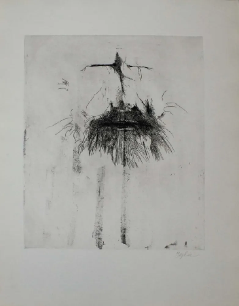 版画 Baskin - Drawings for the Iliad (complete set of six etchings)