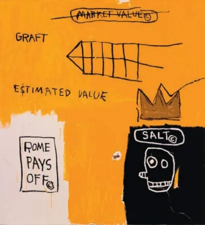 丝网印刷 Basquiat - Rome Pays Off