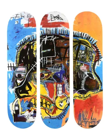 复数作品 Basquiat - Skull Skateboards