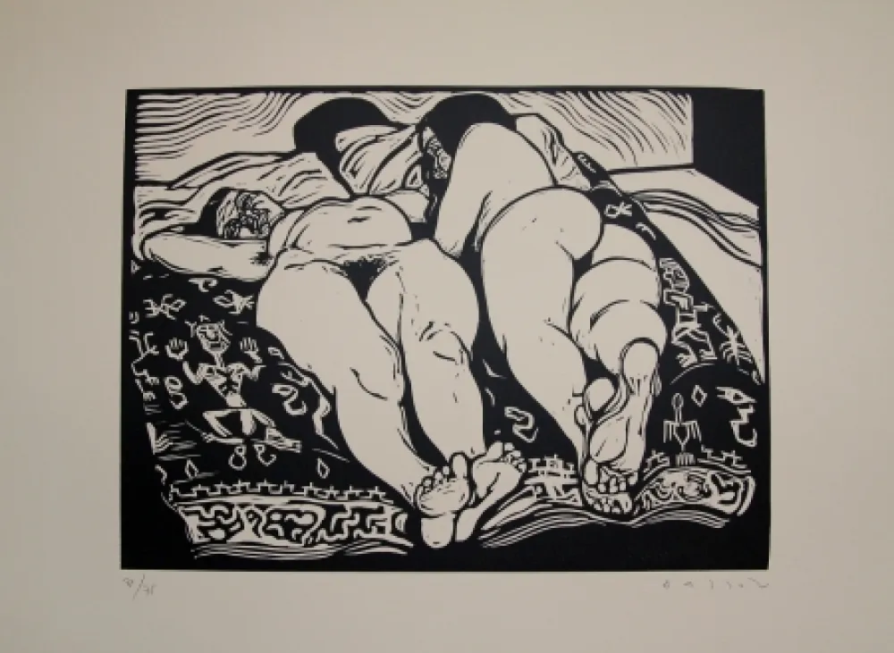 石版画 Bastow - Nu  Féminin / Female Nude - 4