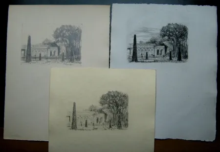 版画 Baudier - La cité des eaux