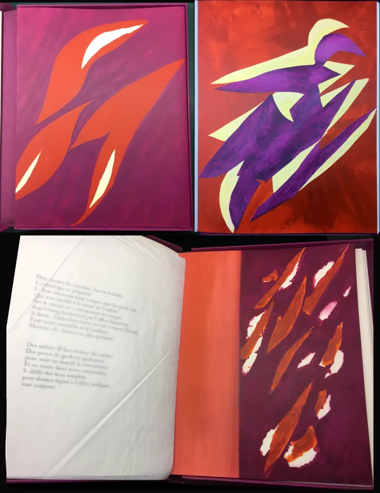 插图书 Bazaine - André Frénaud : L'ÉTAPE DANS LA CLAIRIÈRE (1995)