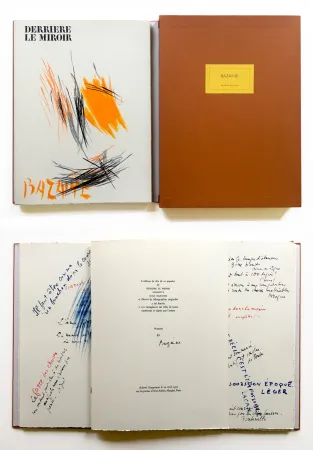 插图书 Bazaine - BAZAINE. Derrière le miroir, n° 197.‎ 1972. TIRAGE DE LUXE SIGNÉ.