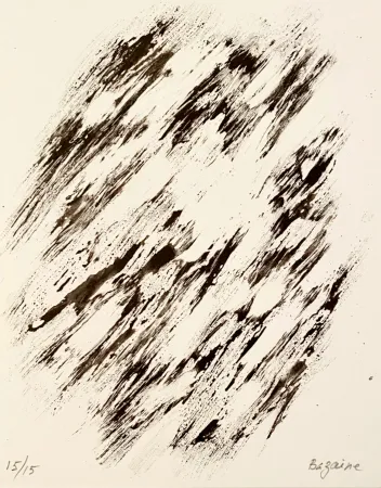 石版画 Bazaine - Quoi le vide après ?