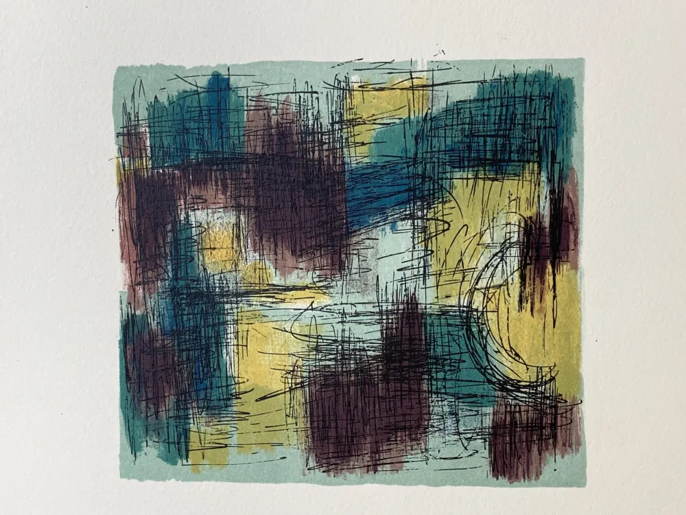 石版画 Bazaine - Sans titre