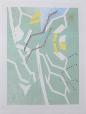 石版画 Beaudin - Carte de voeux