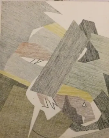 蚀刻版画 Beaudin - Eau- forte pour le texte Les Paysans