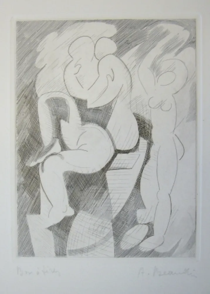 版画 Beaudin - Le Jongleur 1