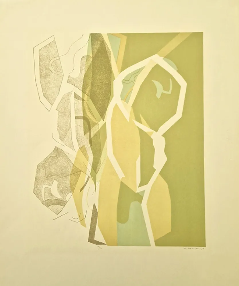 石版画 Beaudin - Piege d'araignée