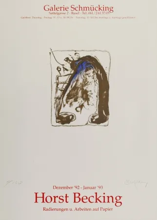 凹版印刷 Becking - Radierungen und Arbeiten auf Papier