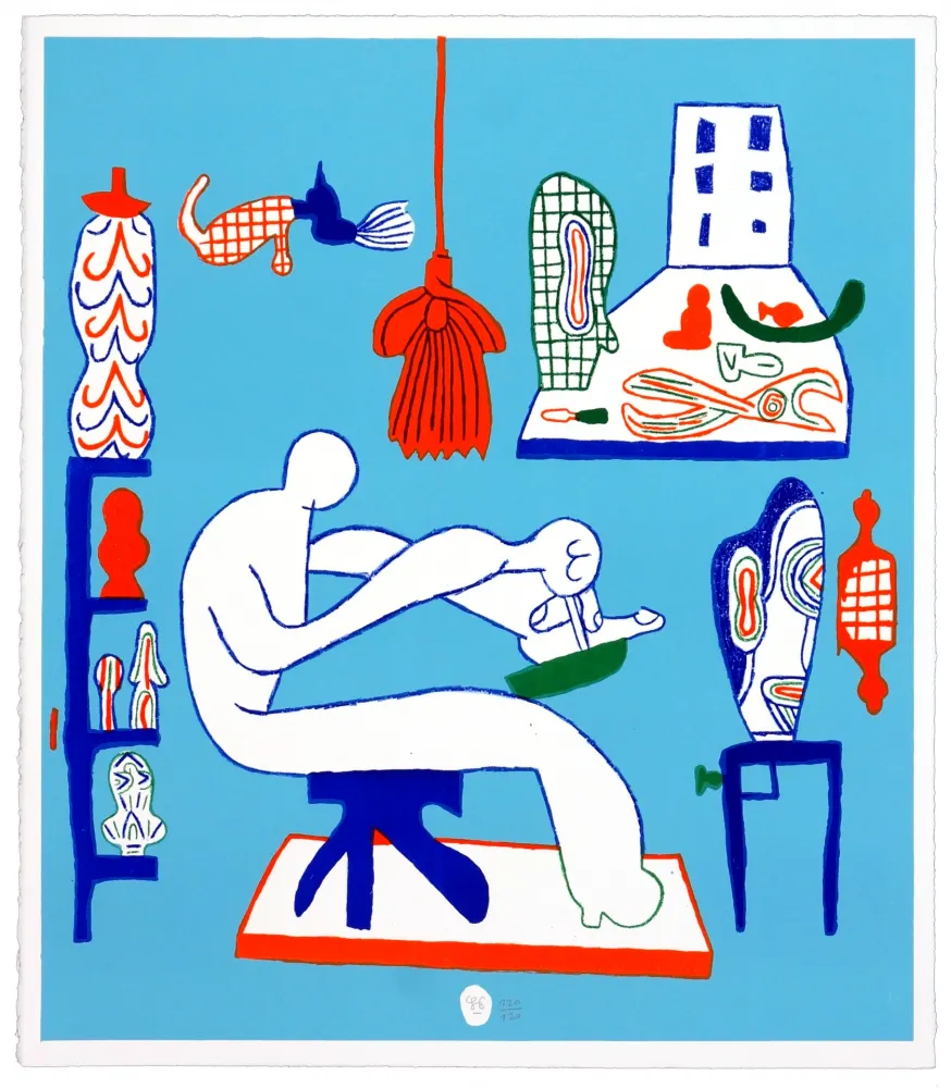 石版画 Behncke - Kristian Hildebrandt