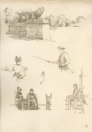 石版画 Bejot - A Paris. 