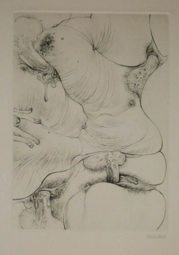 版画 Bellmer - A Sade 3