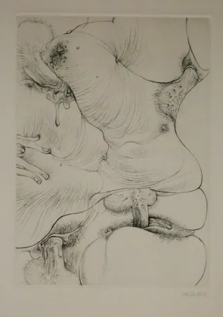 版画 Bellmer - A Sade 3