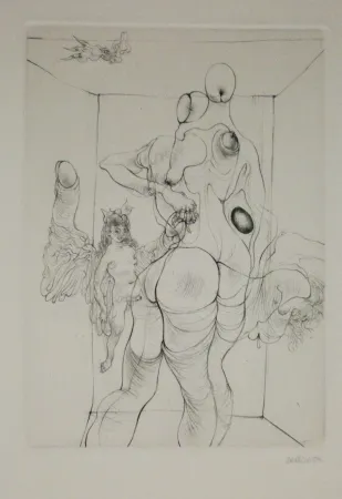 版画 Bellmer - A Sade 4
