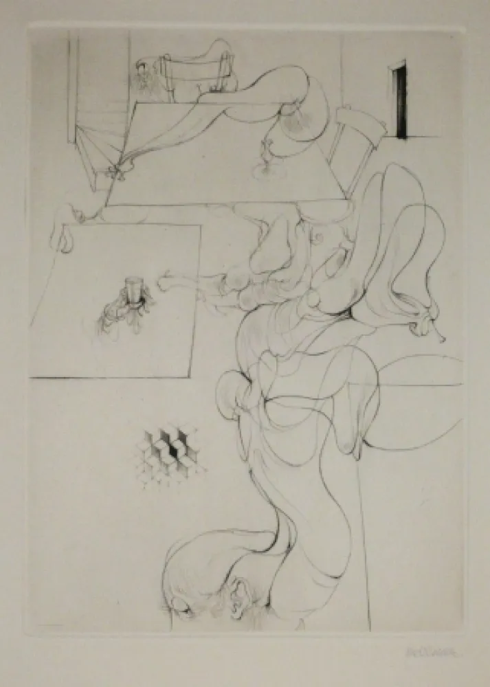 版画 Bellmer - A Sade 9