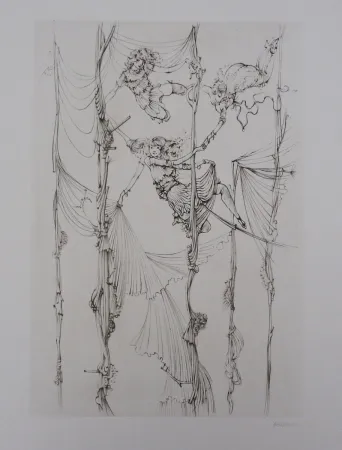 蚀刻飞尘法 Bellmer - Acrobates