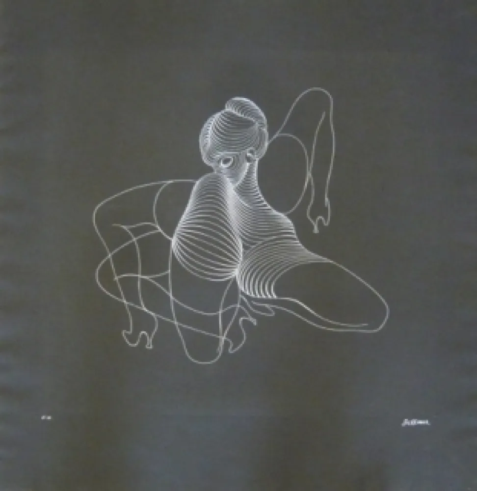 版画 Bellmer - Céphalopode double