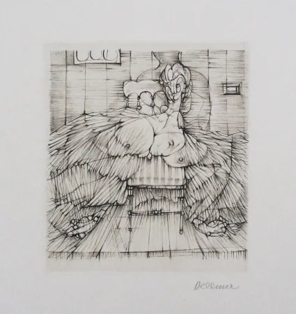 蚀刻飞尘法 Bellmer - Chaise Napoléon