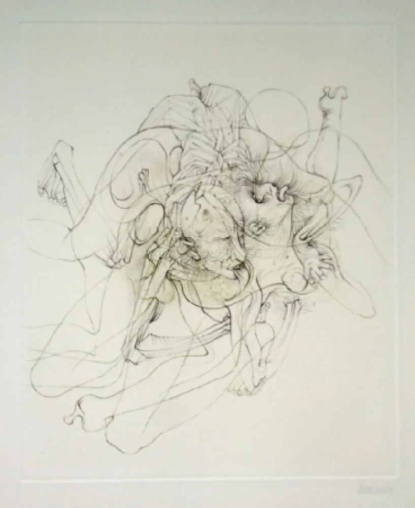 蚀刻飞尘法 Bellmer - Dialogue entre un prêtre et un moribond