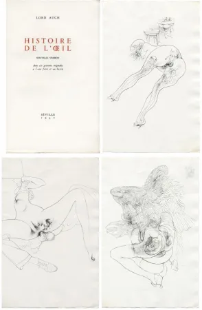 插图书 Bellmer - Georges Bataille. HISTOIRE DE L'OEIL. Nouvelle version. Avec six gravures originales à l'eau-forte et au burin