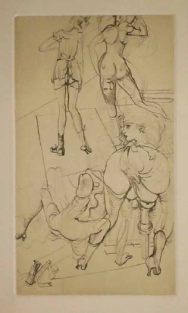 蚀刻版画 Bellmer - Gravure inedite