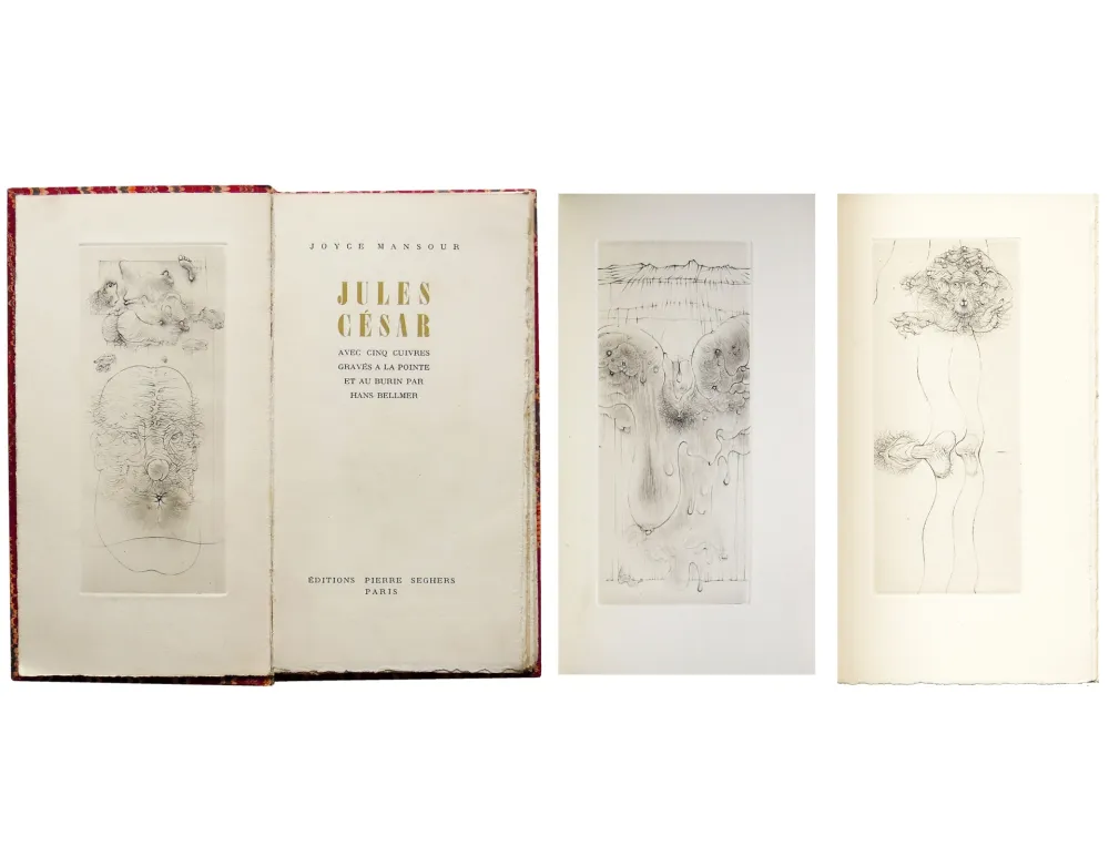 插图书 Bellmer - Joyce MANSOUR. JULES CÉSAR. Avec 5 gravures de Hans Bellmer (1955)