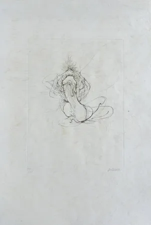 蚀刻版画 Bellmer - La bataille (D. 118)