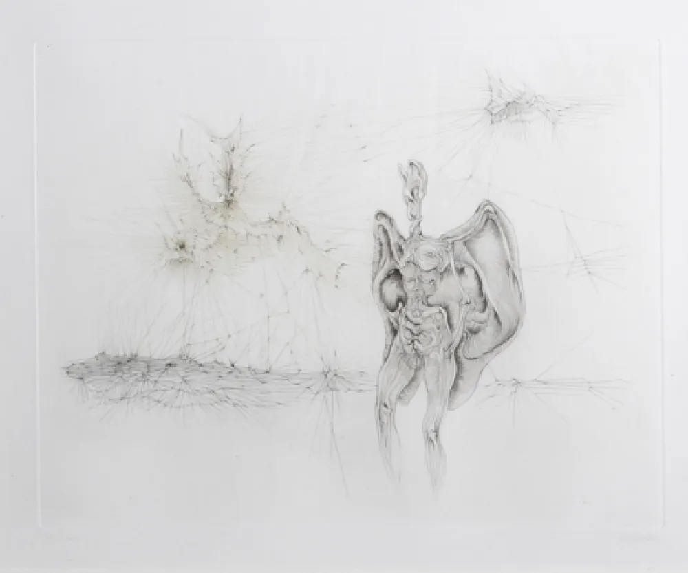 版画 Bellmer - La Chauve-Souris