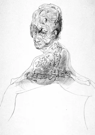 石版画 Bellmer - La morte