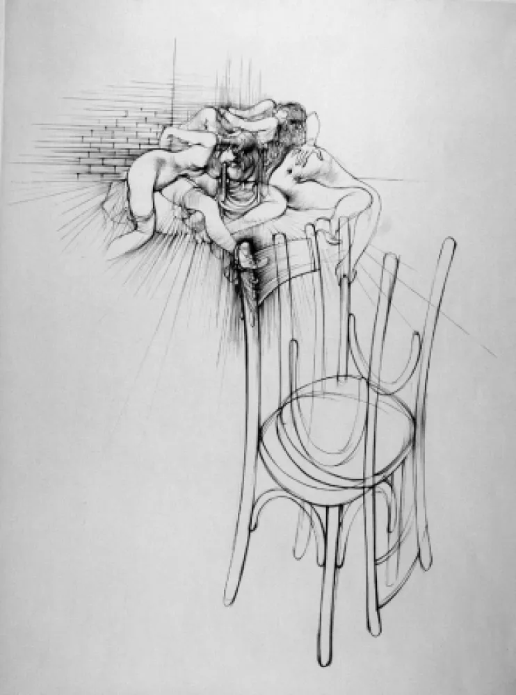 蚀刻版画 Bellmer - La sedia