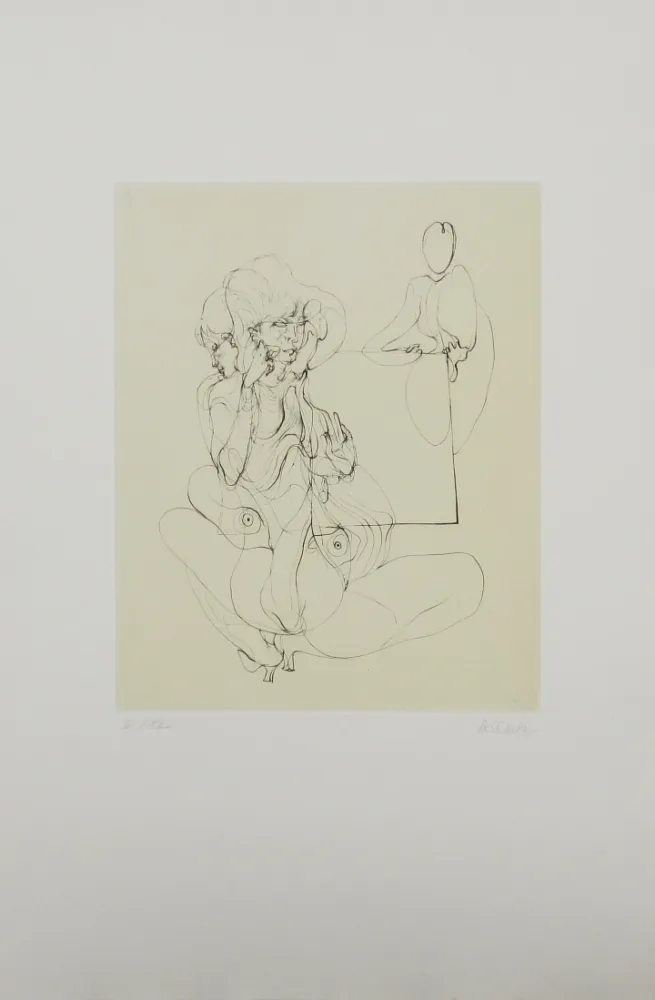 蚀刻飞尘法 Bellmer - La table parlante