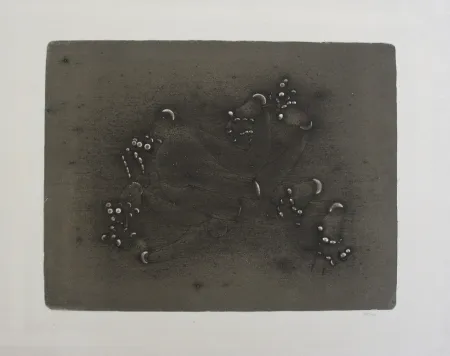 石版画 Bellmer - Les Mains Articulées