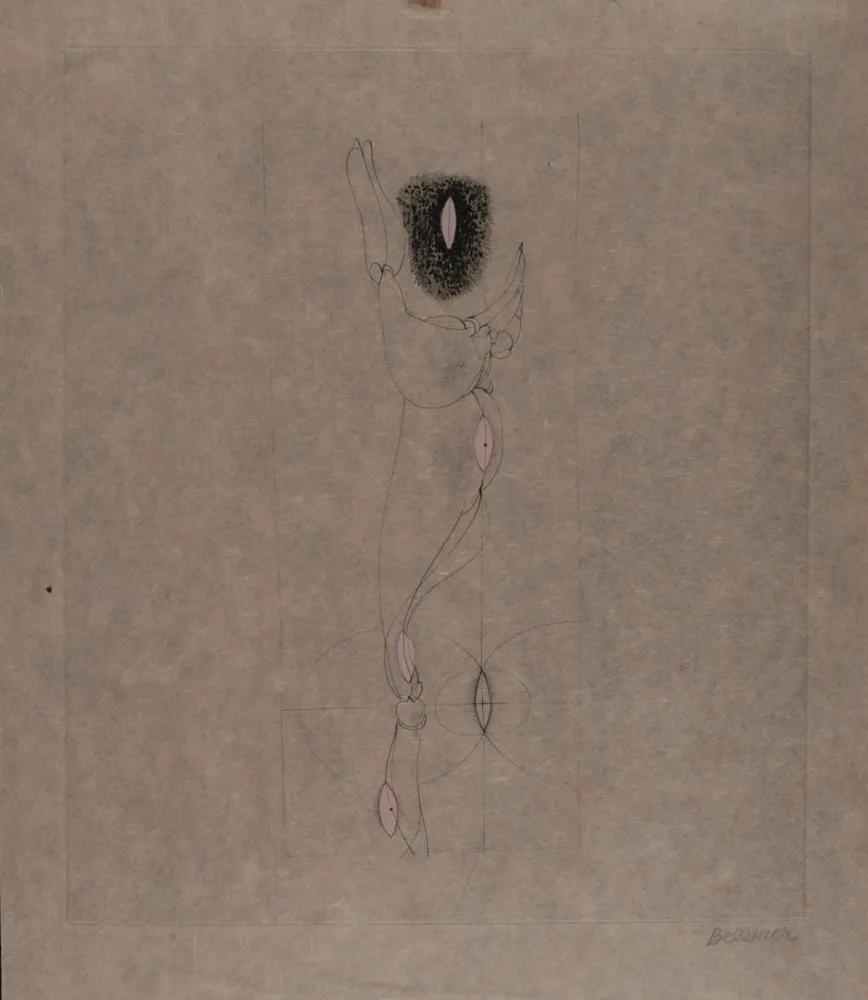 版画 Bellmer - Les Marionettes, 1969 - Hand-signed