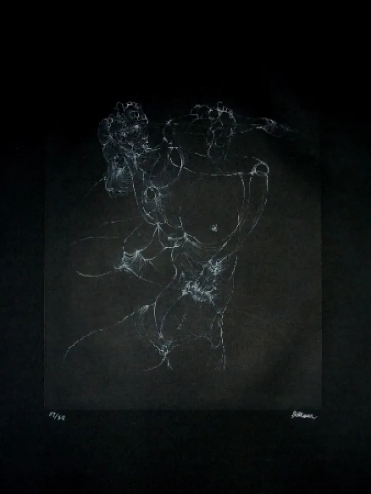 蚀刻版画 Bellmer - L'inceste