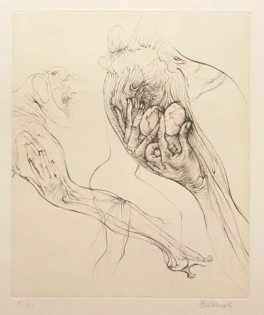 版画 Bellmer - L'Oeuf